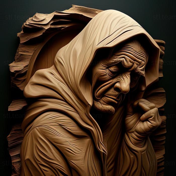 3D модель Кендіс Боханнон, американська художниця (STL)